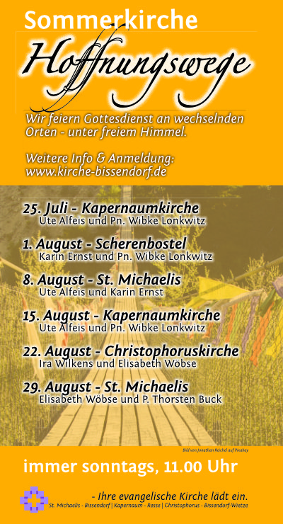 Plakat Sommerkirche 2021